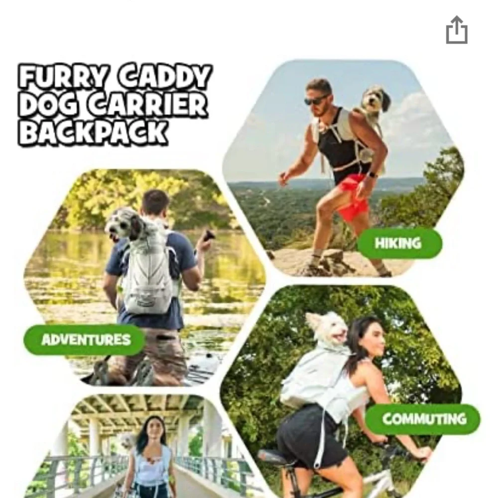 Dog Carrier Backpack – Perfect for Hiking, Travel & Small Dogs